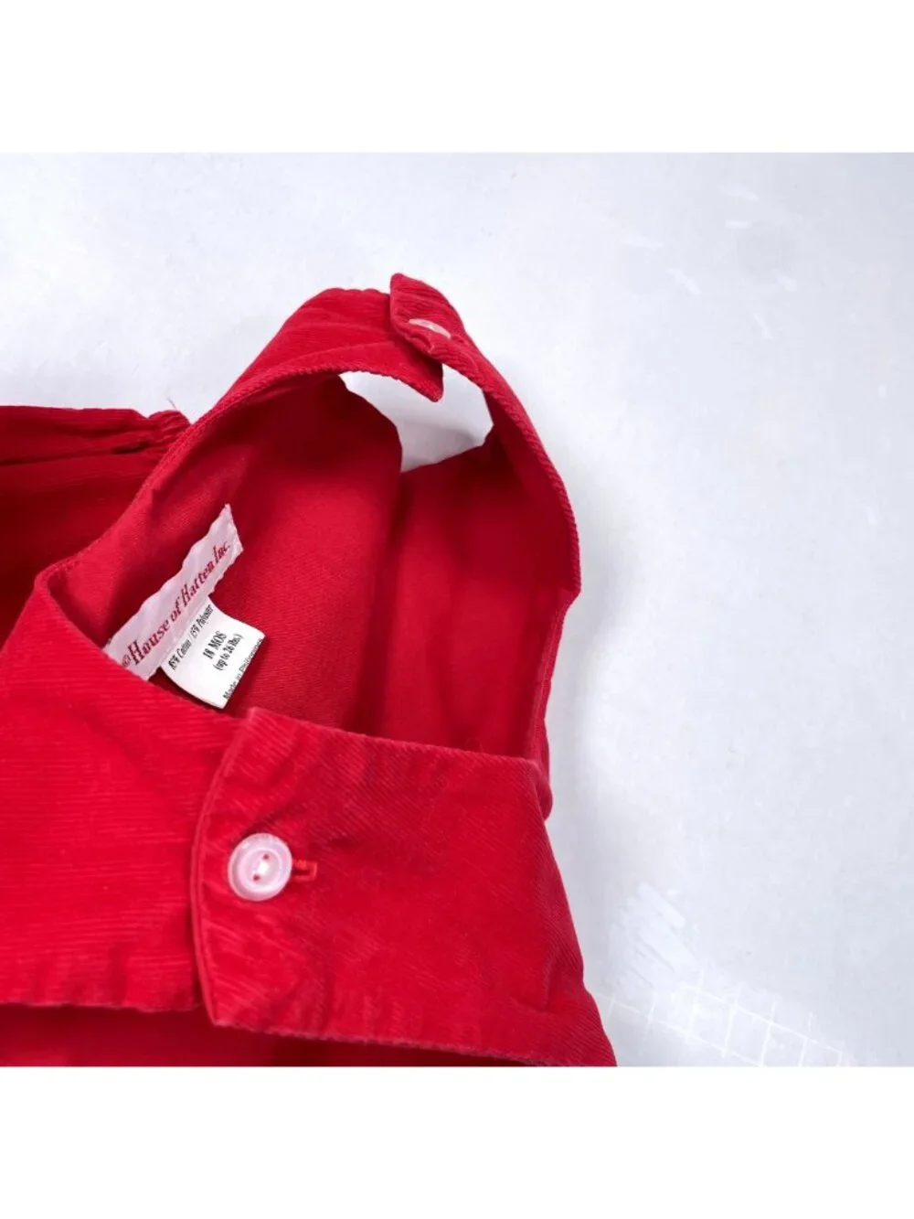 Vintage House of Hatten Color Block Farm Truck Smocked Longalls Romper 18m